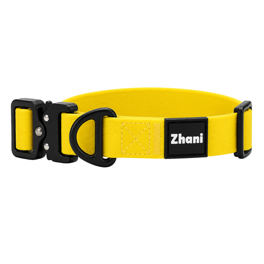Yellow Dog Collar - Washable; Durable; Flexible