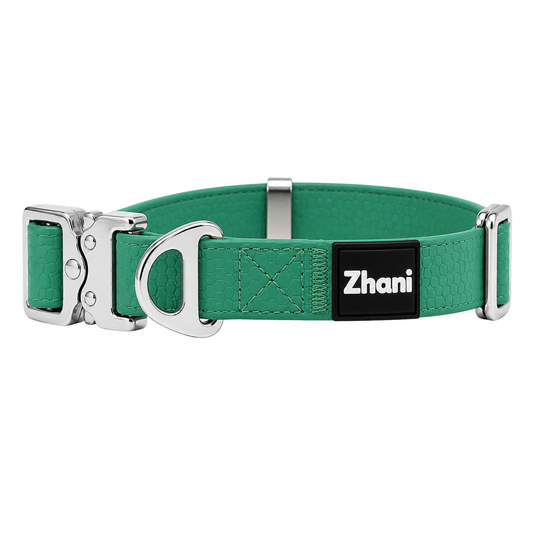 Green Dog Collar - Washable; Durable; Flexible