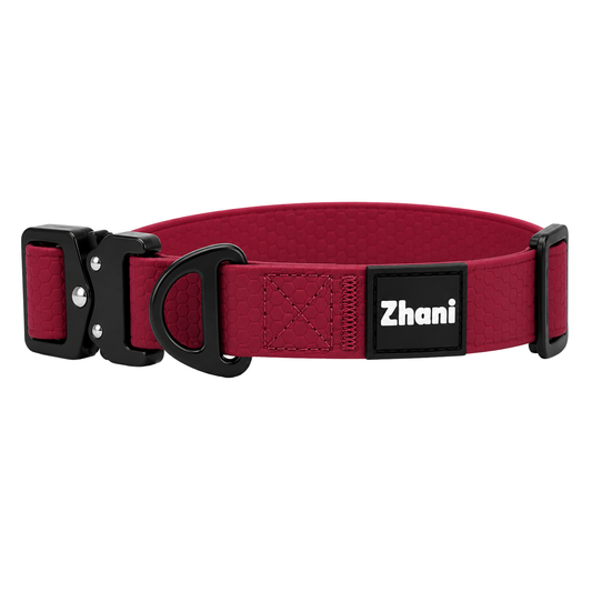 Maroon Dog Collar - Washable; Durable; Flexible