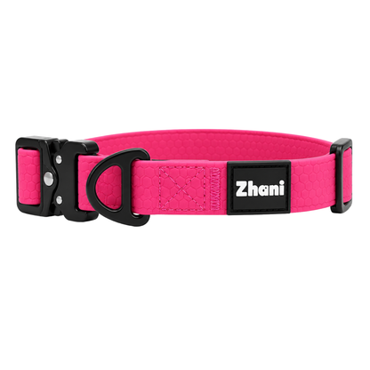 Pink & Black Dog Collar - Washable; Durable; Flexible