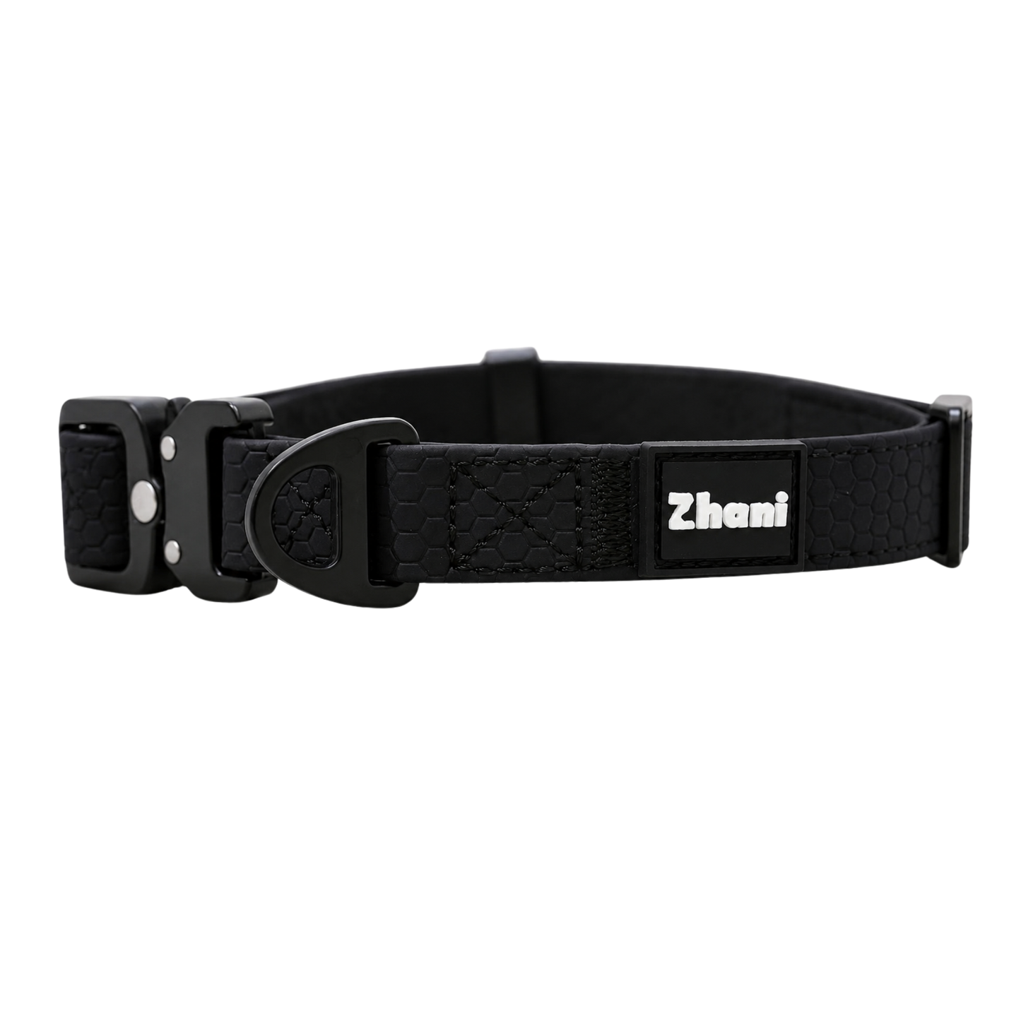Black Dog Collar - Washable; Durable; Flexible