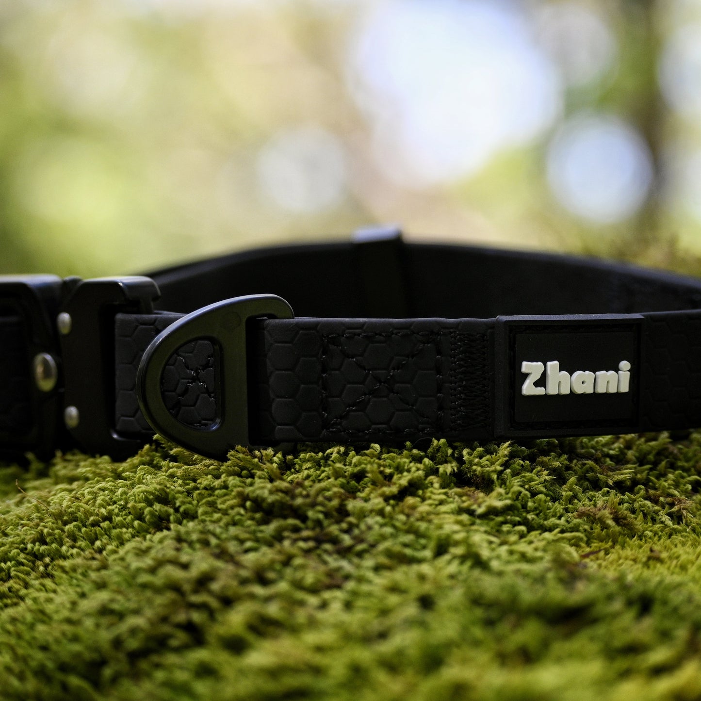 Black Dog Collar - Washable; Durable; Flexible