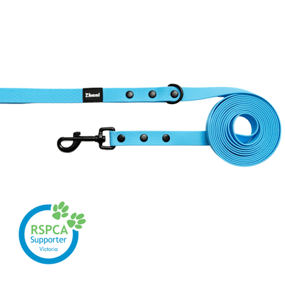 Blue - Long Line Dog Lead; Washable; Light; Strong; Comfortable; Waterproof