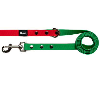Christmas Zhani Lead (1.5 metre) - Long Line Dog Lead; Washable; Light; Strong; Comfortable