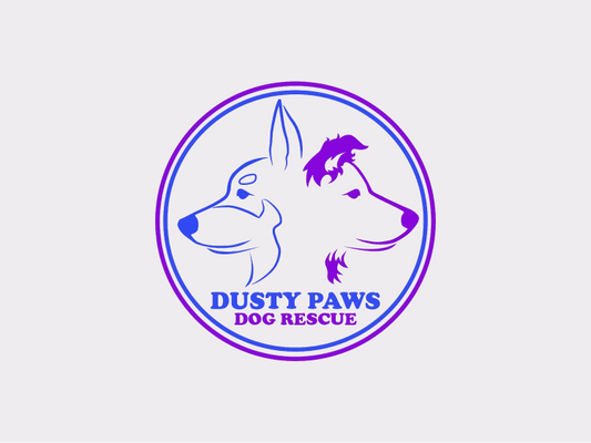 Dusty Paws Dog Rescue logo