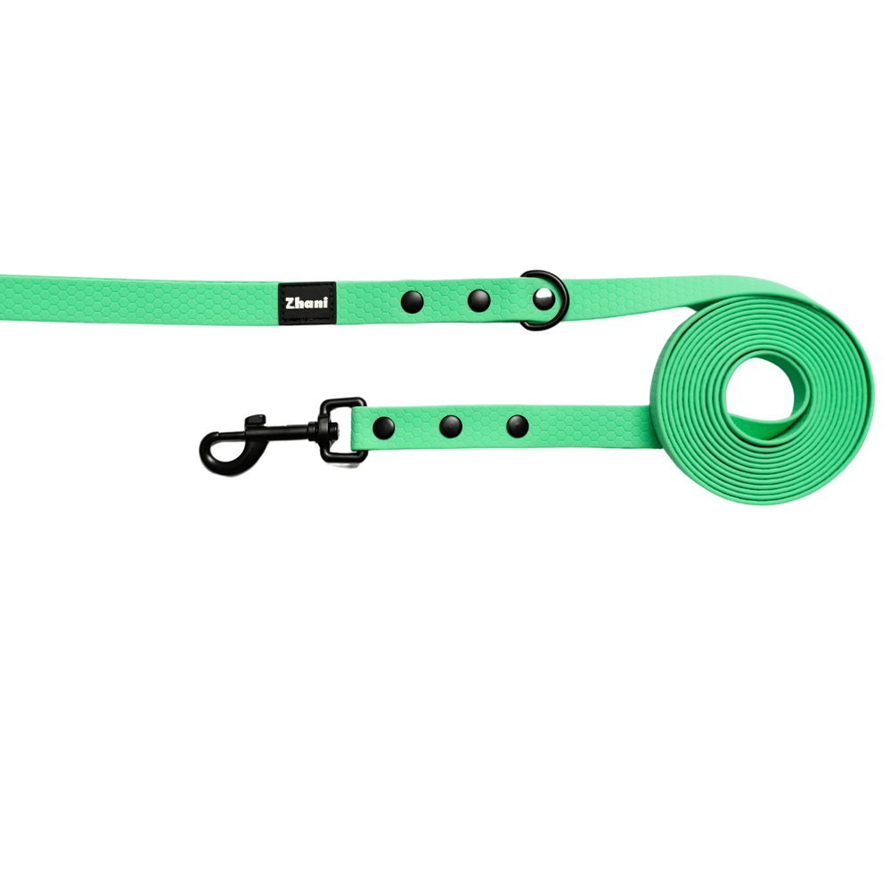 Mint - Long Line Dog Lead; Washable; Light; Strong; Comfortable; Waterproof