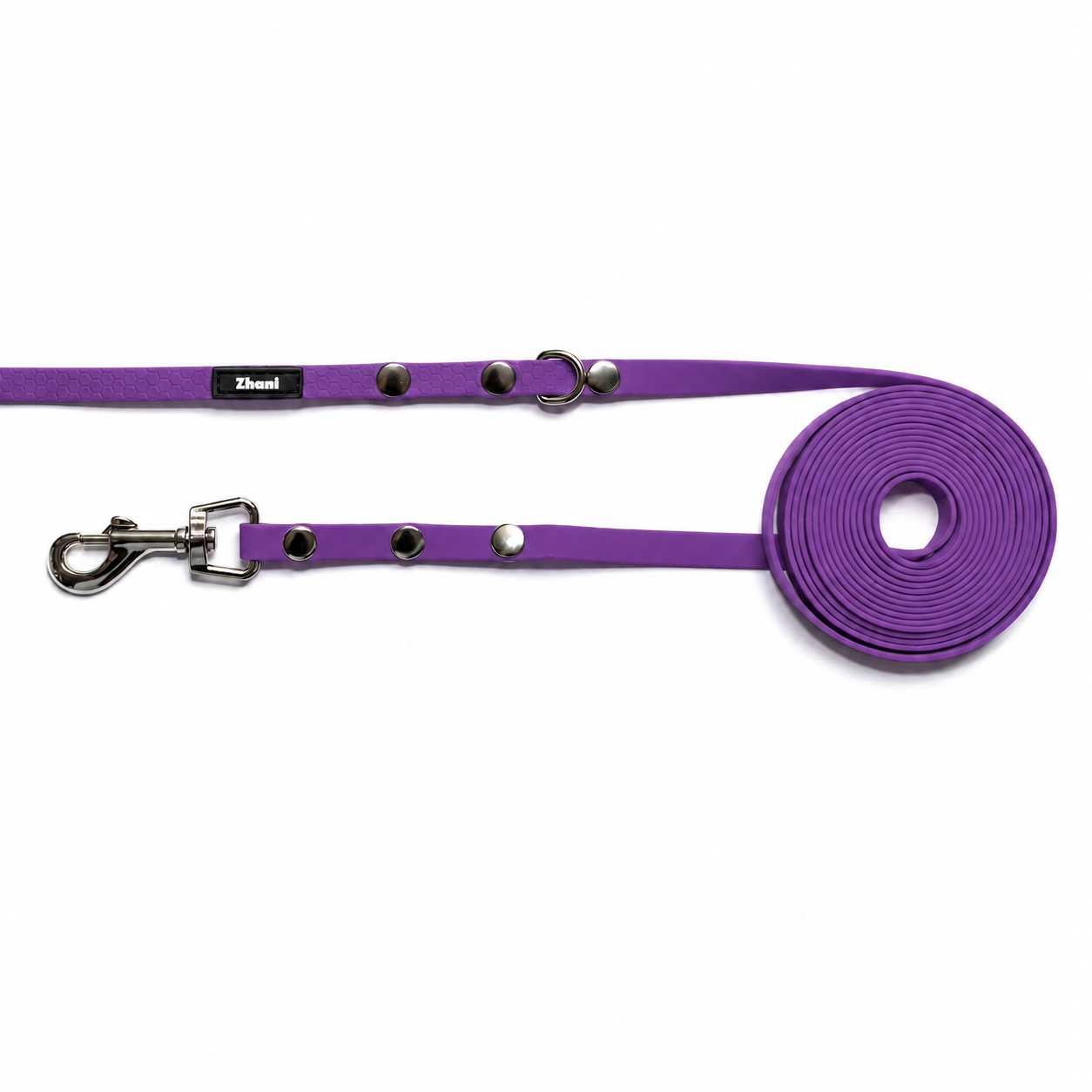 Purple - Puppy & Small Dog Long Line Lead - recommended for dogs under 5kgs