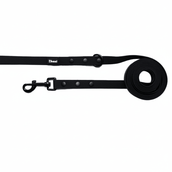 Black - Long Line Dog Lead; Washable; Light; Strong; Comfortable