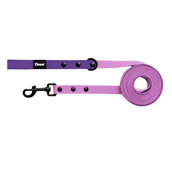 Lilac & Purple - Long Line Dog Lead; Washable; Light; Strong; Comfortable